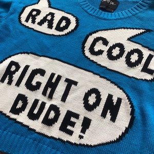 Nasty Gal Sweaters - Nasty Gal Say What Blue Sweater Nasty Gal Sweaters - Nasty Gal Say What Blue Sweater